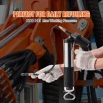 6000 PSI Heavy Duty Grease Gun with Flexible Hose – 400CC Pistol Grip Manual 4 16183 018eb1
