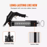 6000 PSI Heavy Duty Grease Gun with Flexible Hose – 400CC Pistol Grip Manual 5 16183 986f2b