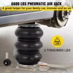 5 Ton Triple Bag Air Jack with Long Handle – Heavy Duty Pneumatic Car Lifter 5 16222 67d76a