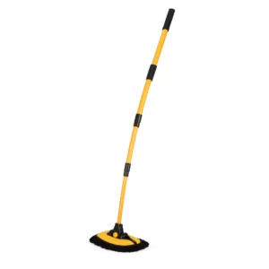 Telescopic Car Wash Mop with Curved Handle – Scratch-Free Cleaning Brush