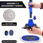 4-Section Telescopic Car Wash Brush with Long Handle & Chenille Cleaning Head 8 16372 6ea237