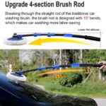 4-Section Telescopic Car Wash Brush with Long Handle & Chenille Cleaning Head 6 16372 c144b5