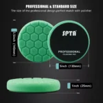 Honeycomb Car Buffing Pads – 5" Polishing & Waxing Foam Set 7 16386 a9c9d0