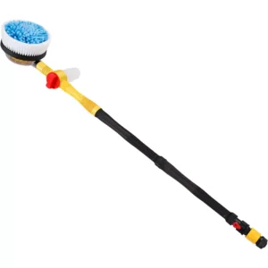 360° Rotating Car Wash Brush with Automatic Foaming & High-Pressure Cleaning