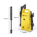 125Bar Electric High Pressure Washer with Adjustable Nozzle & Quick Connect Kit 12 16444 9382c9