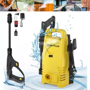 125Bar Electric High Pressure Washer with Adjustable Nozzle & Quick Connect Kit