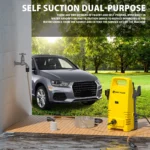 125Bar Electric High Pressure Washer with Adjustable Nozzle & Quick Connect Kit 5 16444 b8253f