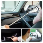 Telescopic Rearview Mirror Wiper with Extendable Handle – Car Cleaning Tool 6 16474 19d505
