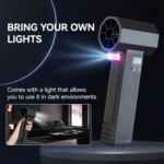 High-Speed Turbo Handheld Fan with LED Light – 1600G Thrust Power 5 16491 07687b