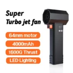 High-Speed Turbo Handheld Fan with LED Light – 1600G Thrust Power 4 16491 6a6fcb