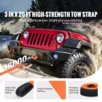 High-Strength Polyester Tow Strap Recovery Kit – 36,000 lbs Capacity 4 16595 bb6f36