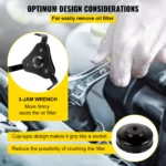 30-Piece Oil Filter Socket Set – Low Profile Cap Wrench Kit for Car Repairs 7 16612 44953a