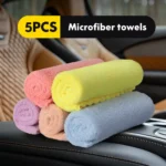 Lint-Free Coral Velvet Car Wash Towels 12x12in – 5 Pack Deep Cleaning Set 4 16622 6a8323
