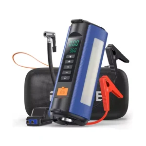 2000A Jump Starter & 150PSI Air Pump Power Bank – Multi-functional Car Booster & Tire Inflator