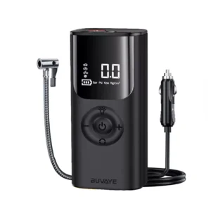 Portable Car Tire Inflator Air Compressor - Rechargeable Digital Air Pump for Cars, Motorcycles, Bicycles, and Boats