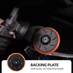 5/6 Inch Hook & Loop Sanding Backing Plate Pad for Dual Action Polishers 5 16876 fc7b03
