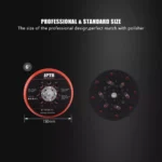 6" Multi-Hole Hook & Loop Sanding Backing Plate for Dual-Action Polishers 9 19018 ecd9e5