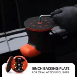 5" & 6" Dual Action Polisher Backing Plate with Hook & Loop 5 19027 5cccac