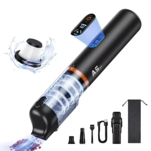 2-in-1 Wireless Handheld Car Vacuum Cleaner with Powerful Suction