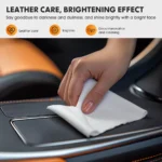 50-Pack Car Interior Leather Cleaning Wipes 5 19210 62453f