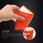 Dual-Sided Car Wax Applicator Pads – Microfiber & Wool Cleaning Sponges 5 19370 71fac7
