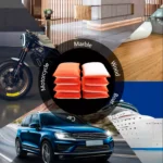 Dual-Sided Car Wax Applicator Pads – Microfiber & Wool Cleaning Sponges 7 19370 b3e79e