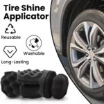 Car Tire Shine & Wax Applicator Sponge – Handheld Detailing Tool 4 19385 c48ecc