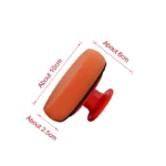 4 Inch Car Wax Applicator Pads with Handle – Foam Polishing & Cleaning Set 8 19405 4f6ddd