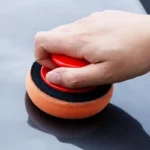 4 Inch Car Wax Applicator Pads with Handle – Foam Polishing & Cleaning Set 4 19405 b40407