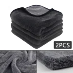 2Pcs 16"x24" Double-Sided Microfiber Car Drying Towels - Ultra Absorbent 4 19708 0c7201