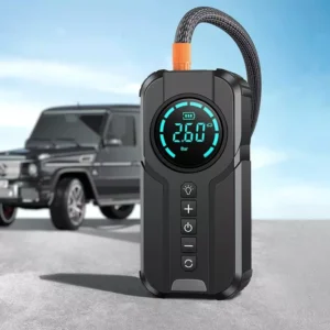 4-in-1 Car Jump Starter, Air Pump, Power Bank & LED Lighting