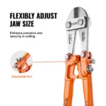 Heavy-Duty Bolt Cutter – 8in to 24in | Precision Lock & Wire Cutting Tool 8 19864 609025