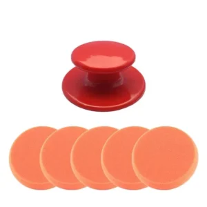 6PCS Car Wax Polish Pad Set with Handle for Ford, Toyota, Honda