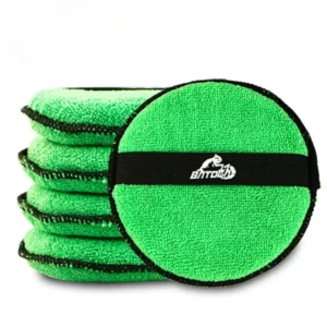 5-Piece Microfiber Car Wax Applicator Pads for Tesla, Ford, BMW