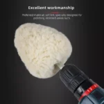 4" Wool Polishing Ball for Drill 5 20976 76565f