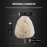 4" Wool Polishing Ball for Drill 9 20976 d6ecc3