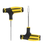 Car Tire Repair Tool Kit – Tubeless Tire Puncture Plug Set for Auto & Bike 9 21112 ce3d9b