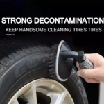 Strong Decontamination Car Tire Brush for Hub & Wheel Cleaning 4 21132 b27407