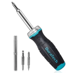 6-in-1 Ratchet Screwdriver with Quick-Load Function