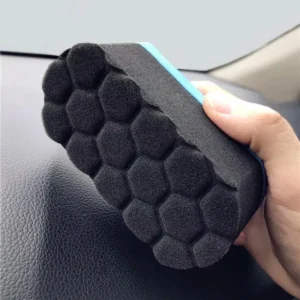 2PCS Car Wash Sponge Wax & Polishing Foam Pads