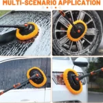 Adjustable Telescoping Car Wash Brush with Chenille Mop Head 6 21389 1e6bd4