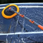 Adjustable Telescoping Car Wash Brush with Chenille Mop Head 4 21389 8e52f1