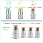4-Piece Tesla Tire Pressure Indicator Valve Cap Sensor 5 21575 55276a