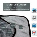 Professional Ultra Fine Fiber Car Washing Towel for Tesla - Drying, Polishing & Waxing 6 21687 443e36