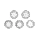 5-Piece Wheel Lock Key Removal Kit for Tesla Model 3, Model Y, Model S, Model X & Cybertruck 6 21750 963f8b