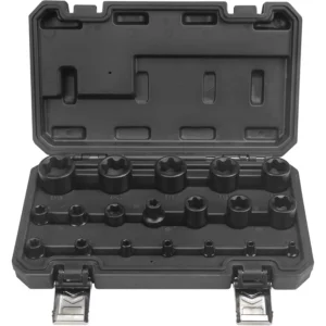 19Pcs Battery Pack Screw Removal Tool for Tesla – Hexagonal E-Type 6-Point Socket Set