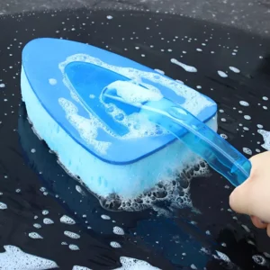 Tesla Blue Car Wash Sponge Brush