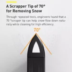 Durable Ice Scraper for Tesla Windshield - Effortless Snow & Ice Removal 5 21801 1a4d33