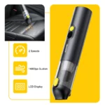 High-Power Cordless Mini Car Vacuum Cleaner - 4-in-1 Portable Handheld Vacuum for Tesla 9 21838 546c54