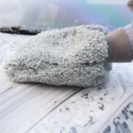 Premium Dual-Sided Microfiber Car Wash Mitt for Tesla - Soft, Scratch-Free, High Absorbency Glove 5 21867 040146